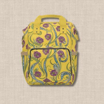 Alta Baby Golden Bloom Diaper Backpack